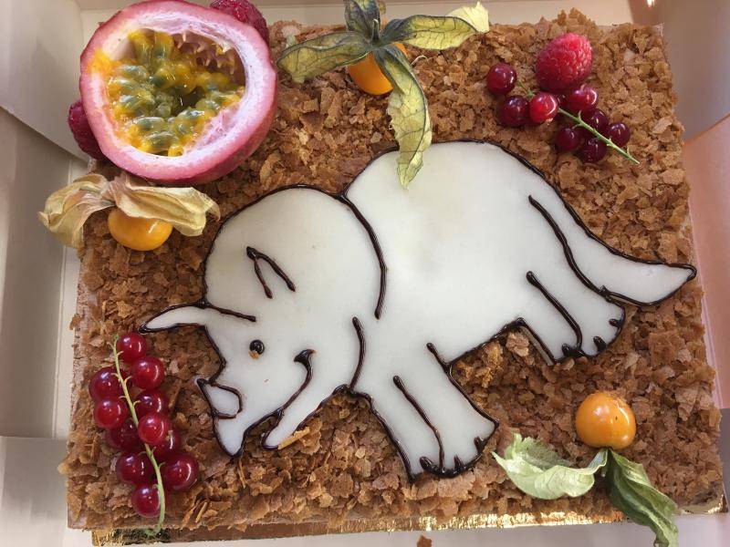 gâteau dinosaur